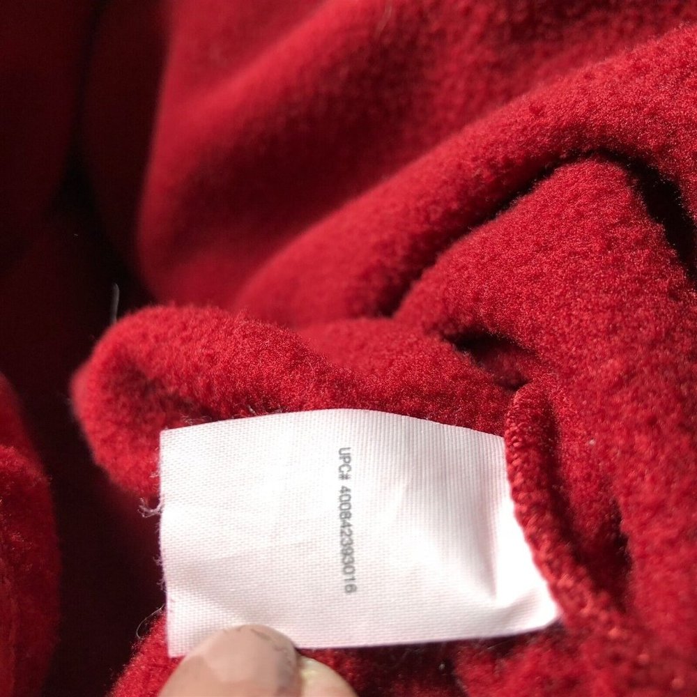 Tek Gear Warm Tek Quarter Zip Red Fleece Textured - image 7